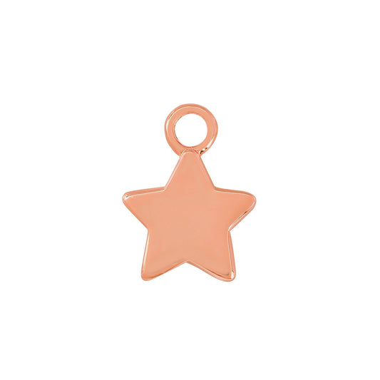 Rose Gold Star Charm - Moon Charged Crystals