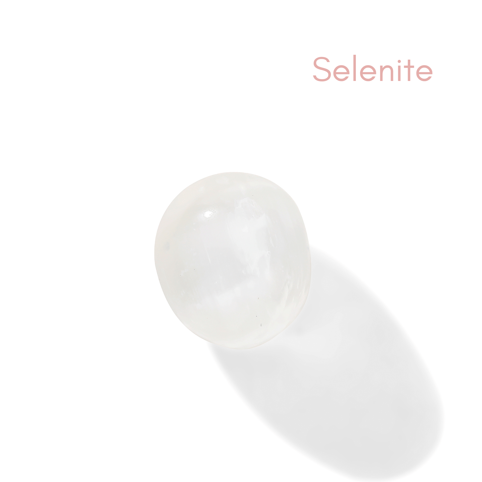 Selenite- Crystals for Psychic Skills Charm Bag  - Moon Charged Crystals