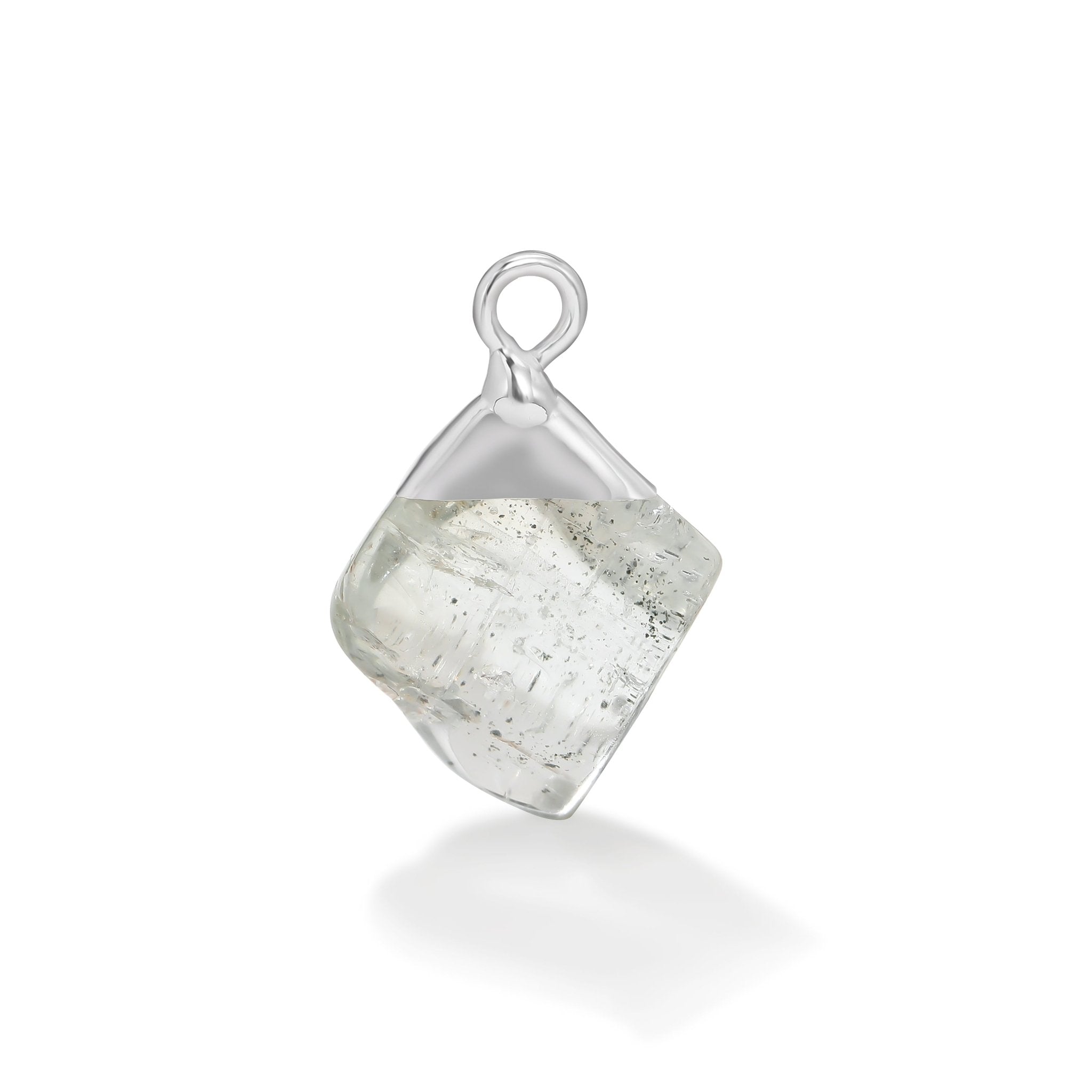 Silver Blue Topaz Gemstone - Moon Charged Crystals