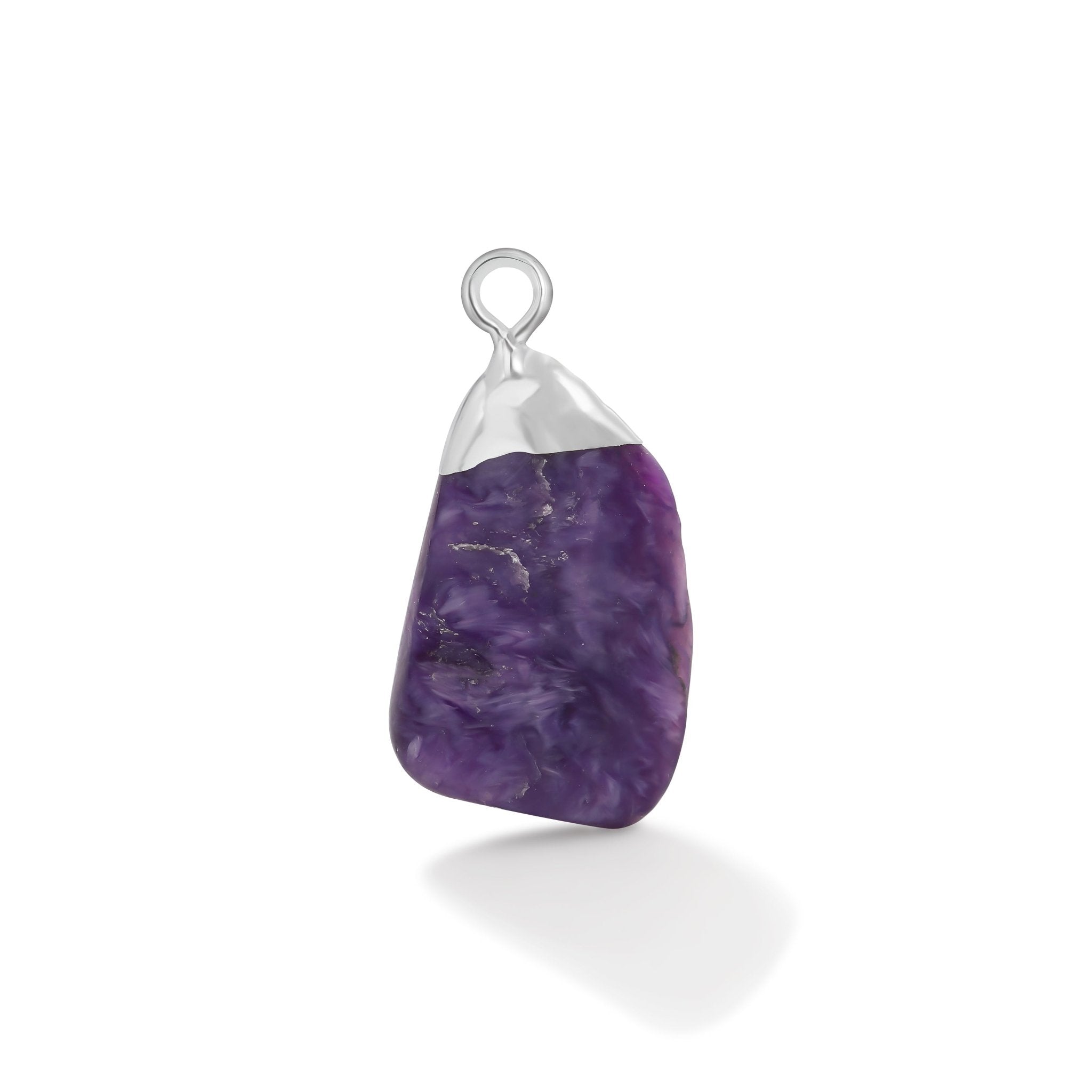 Silver Charoite Gemstone - Moon Charged Crystals