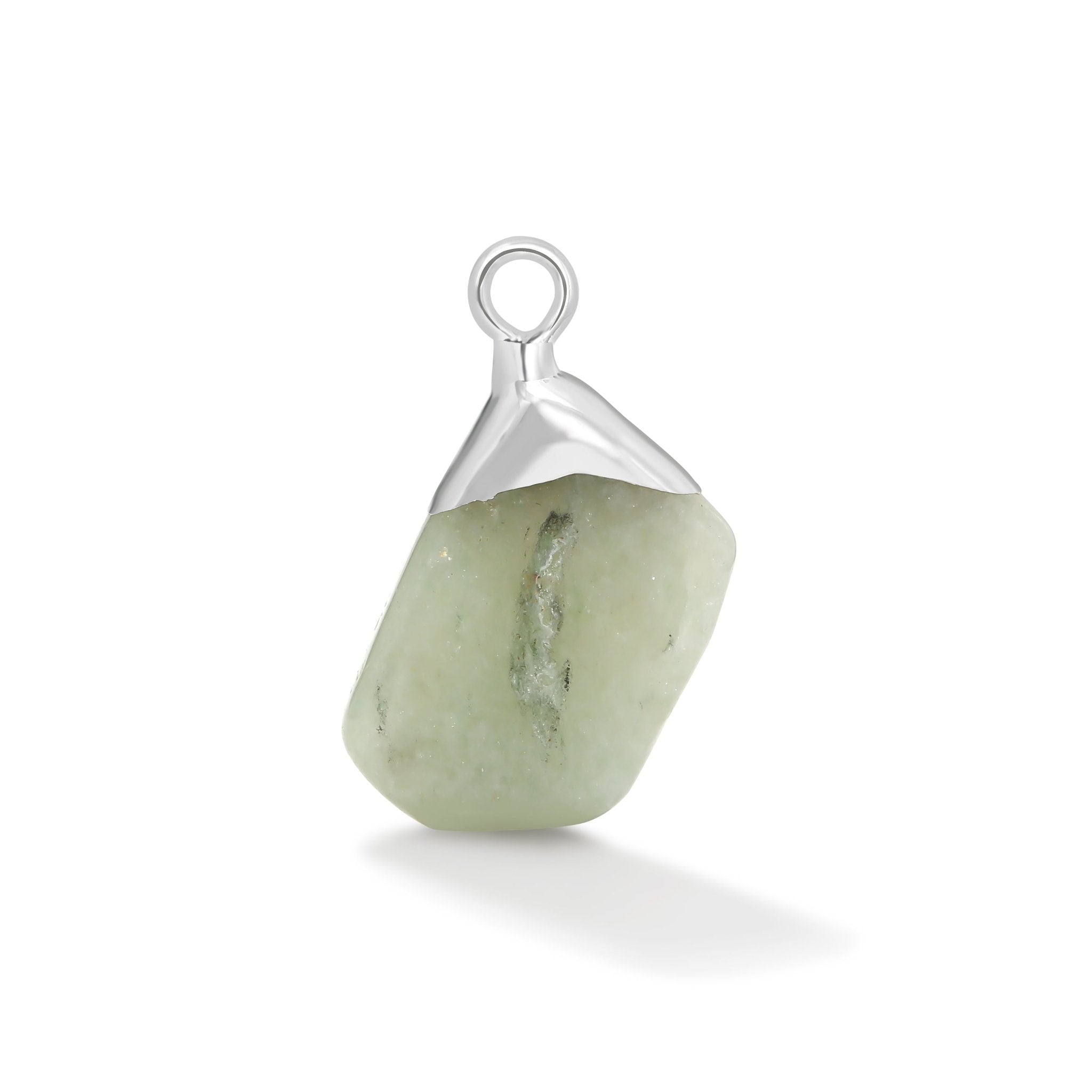 Silver Green Aventurine Gemstone - Moon Charged Crystals