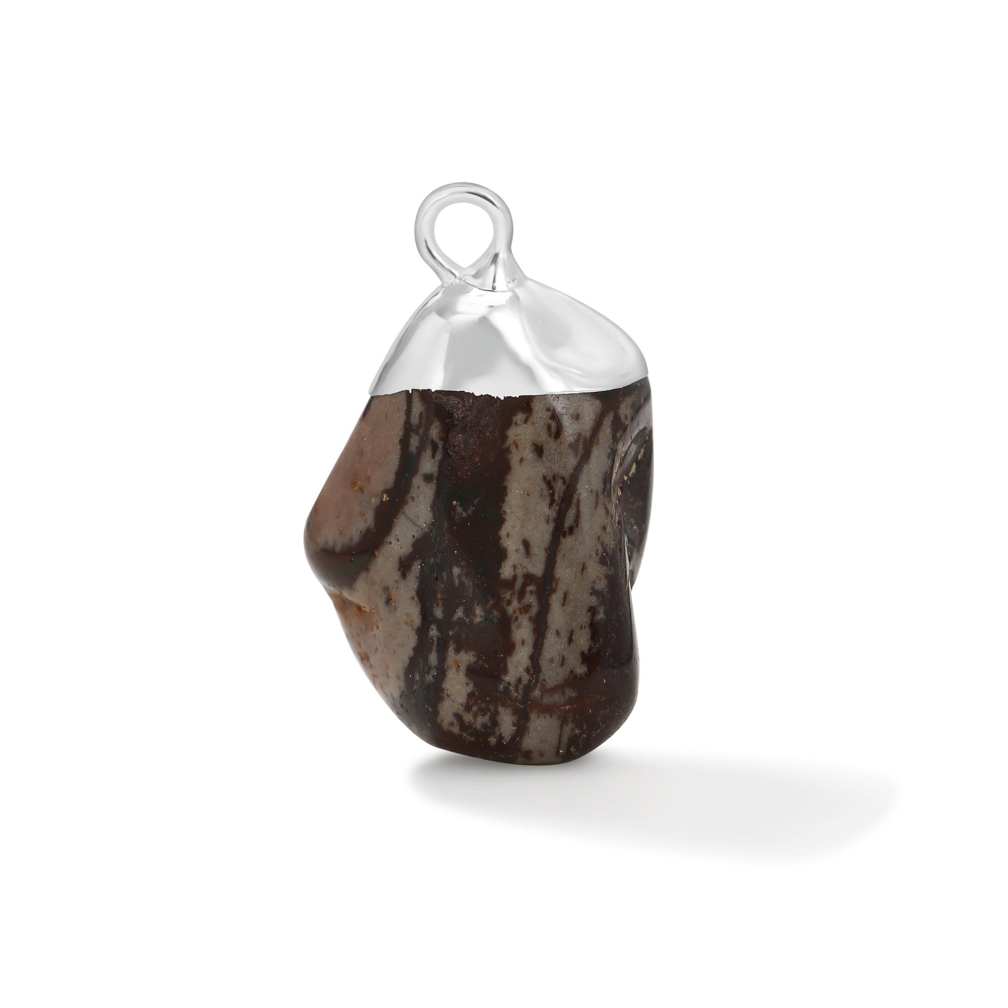 Silver Pink Spider Jasper Gemstone - Moon Charged Crystals
