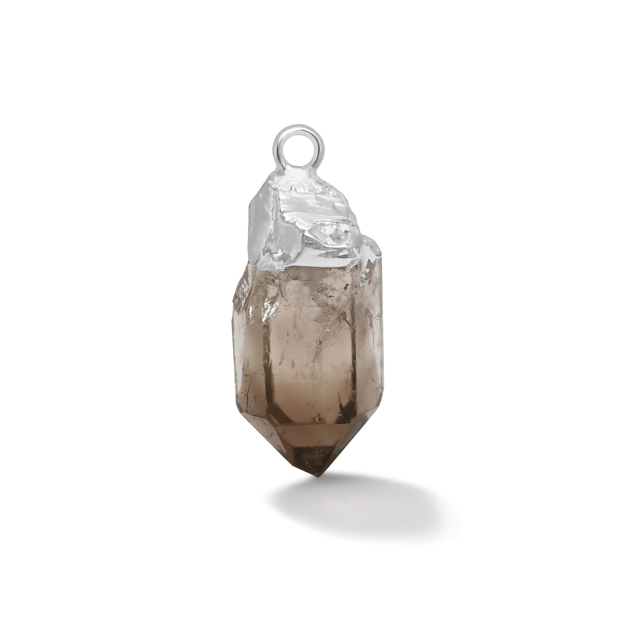 Silver Smoky Quartz Gemstone - Moon Charged Crystals