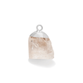 Load image into Gallery viewer, Silver Topaz Charm - Moon Charged Crystals
