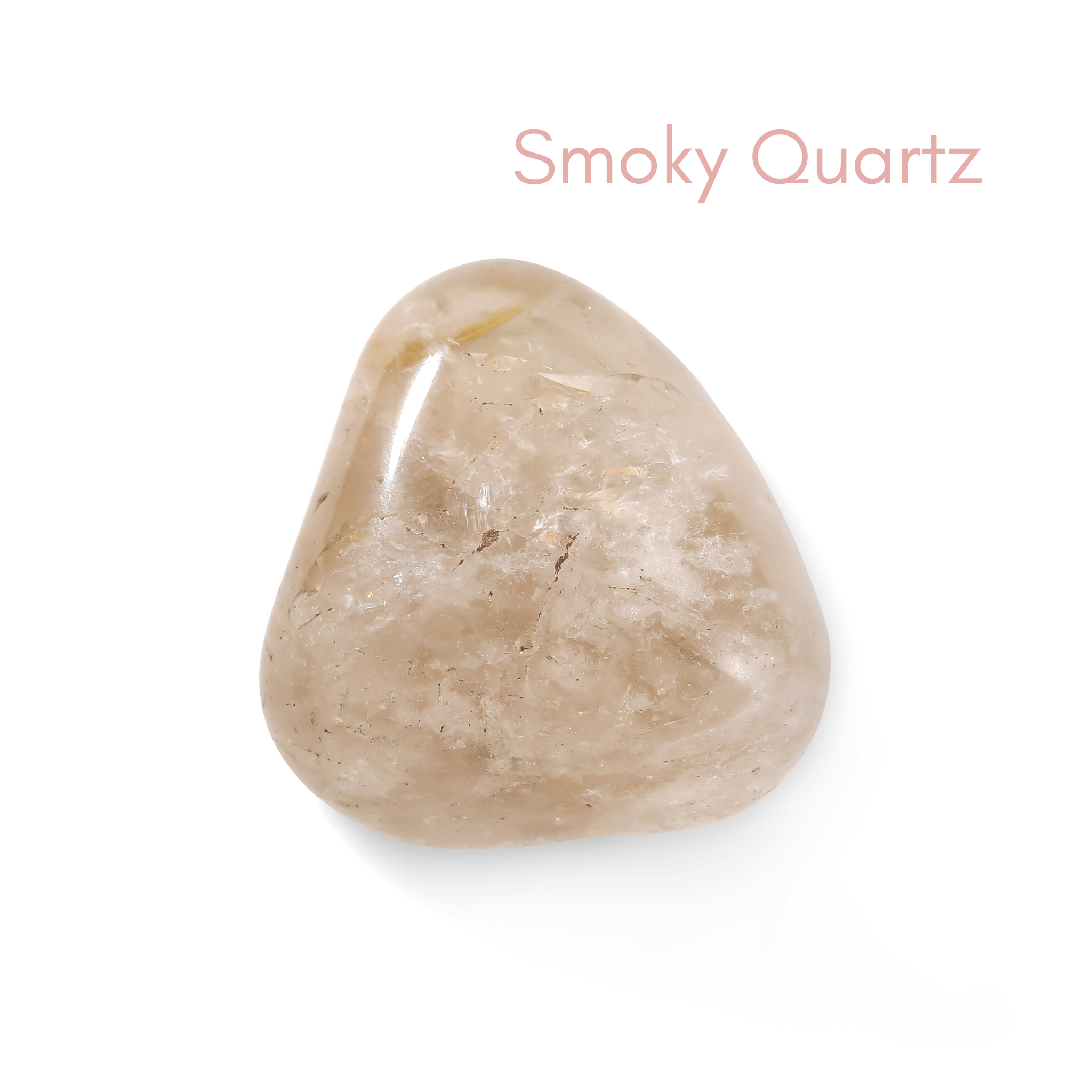 Smoky Quartz - Crystals for Meditation Charm Bag - Moon Charged Crystals