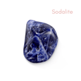 Load image into Gallery viewer, Sodalite - Crystals for Meditation Charm Bag - Moon Charged Crystals
