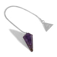 Load image into Gallery viewer, Sterling Silver Amethyst Pendulum Kit  - Moon Charged Crystals
