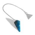 Load image into Gallery viewer, Sterling Silver Blue Apatite Pendulum Kit - Moon Charged Crystals
