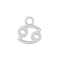 Load image into Gallery viewer, Sterling Silver Cancer Charm - Moon Charged Crystals
