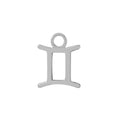 Load image into Gallery viewer, Sterling Silver Gemini Charm - Moon Charged Crystals
