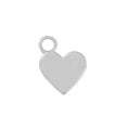 Load image into Gallery viewer, Sterling Silver Heart Charm - Moon Charged Crystals
