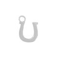 Load image into Gallery viewer, Sterling Silver Horseshoe Charm - Moon Charged Crystals
