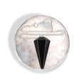 Load image into Gallery viewer, Sterling Silver Obsidian Pendulum Kit - Moon Charged Crystals
