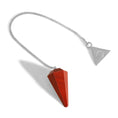 Load image into Gallery viewer, Sterling Silver Red Jasper Pendulum Kit  - Moon Charged Crystals
