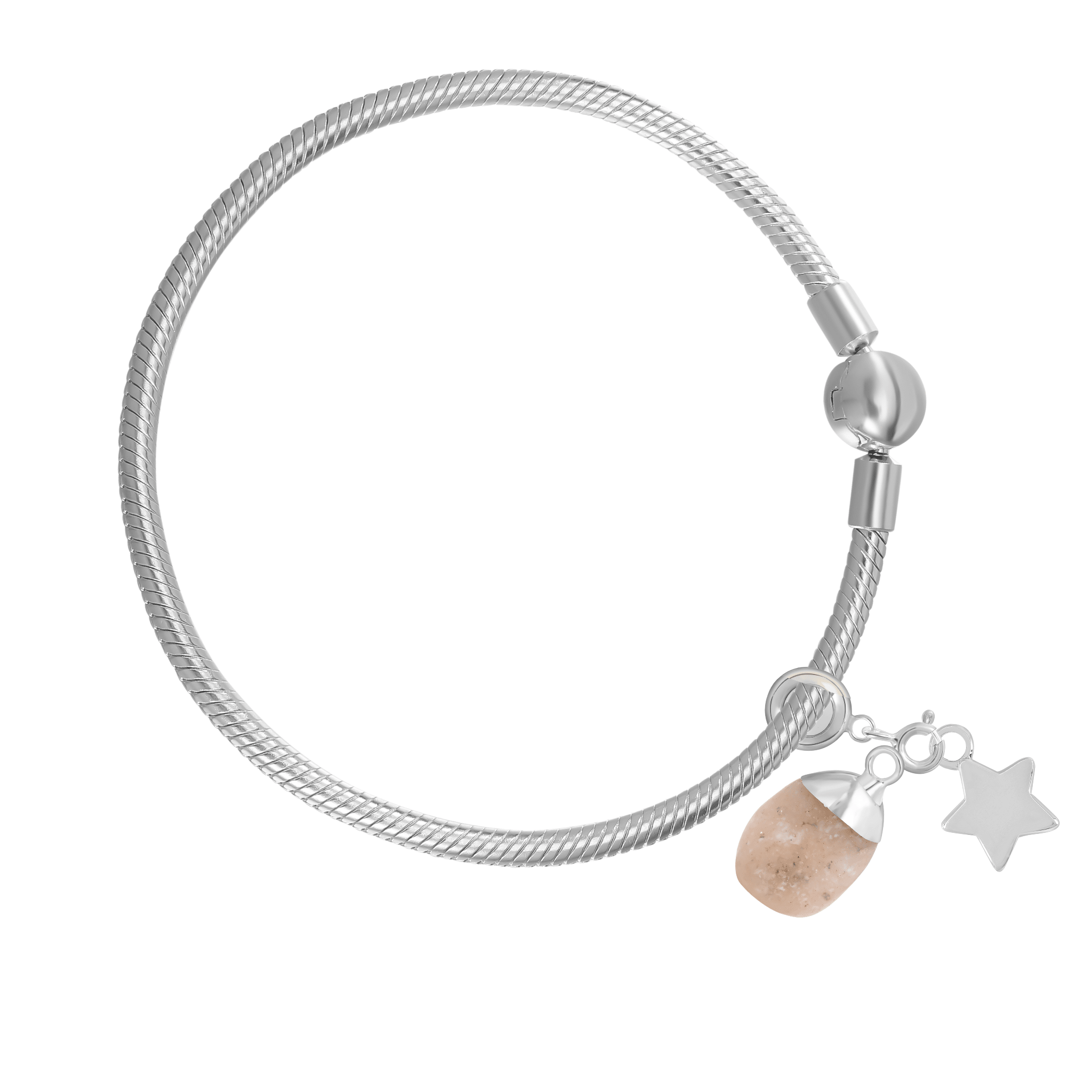 Build your Own Mix and Match Charm Bracelet - Moon Charged Crystals