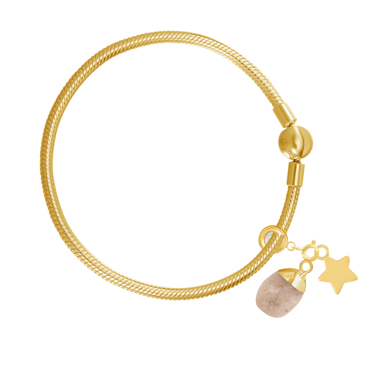 Build your Own Mix and Match Charm Bracelet - Moon Charged Crystals