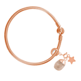 Load image into Gallery viewer, Build your own Rose Gold Charm Bracelet - Moon Charged Crystals
