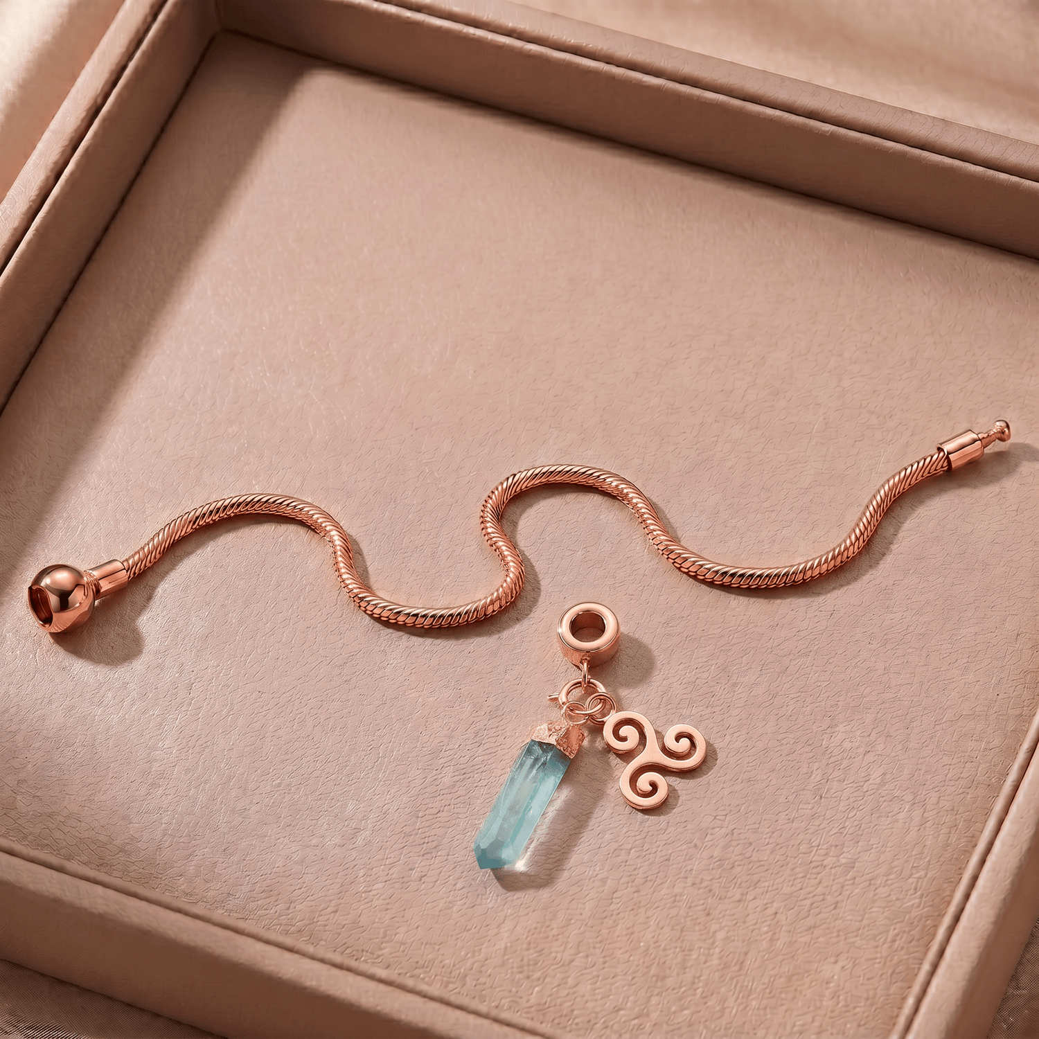Rose Gold Charm Bracelets