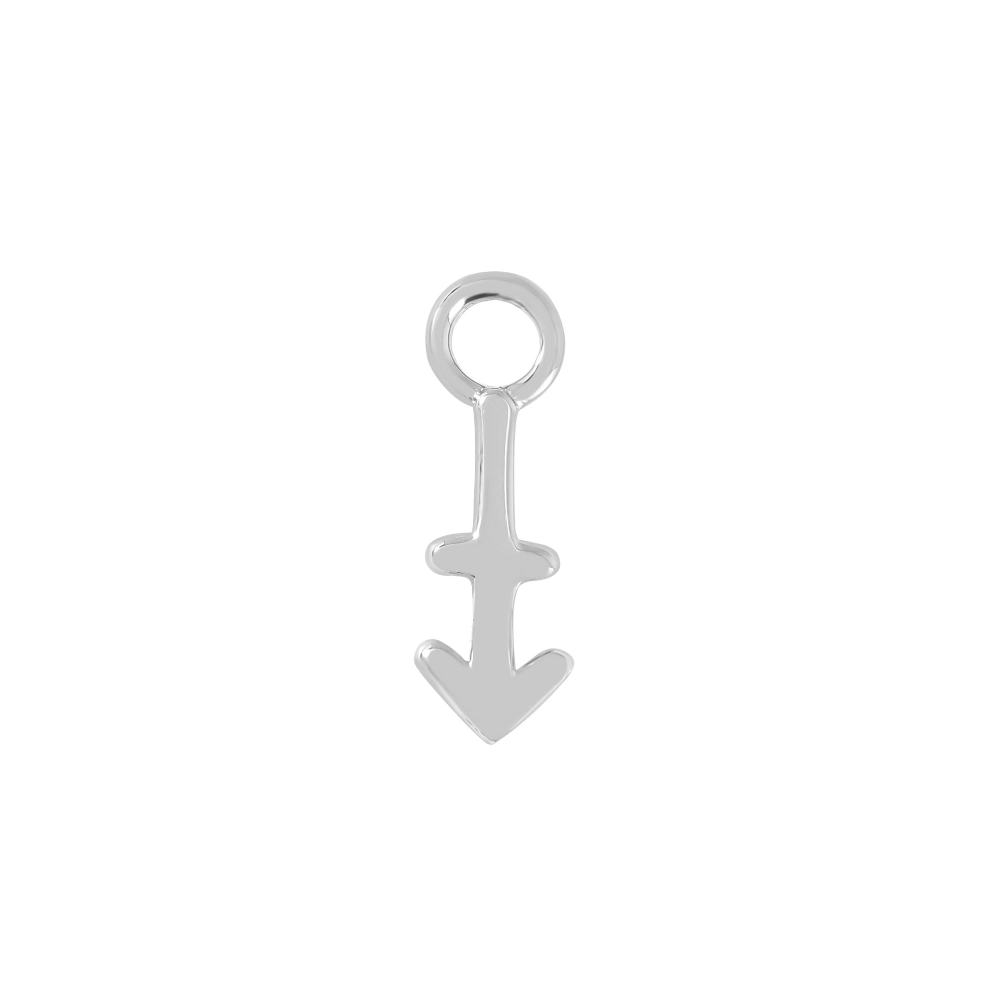 Sterling Silver Sagittarius Charm - Moon Charged Crystals