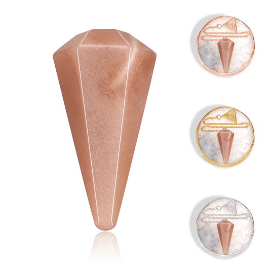 Sunstone Pendulum Kit - Moon Charged Crystals