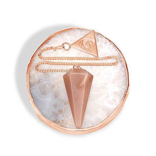 Sunstone Pendulum Kit - Moon Charged Crystals